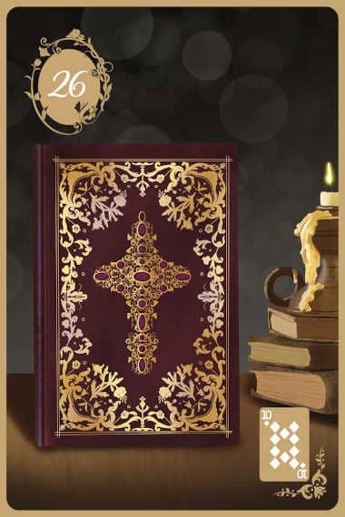 Karte 26 Das Buch gratis online Kartenlegen mit den Lenormandkarten Karte 26 Das Buch gratis online Kartenlegen mit den Lenormandkarten
