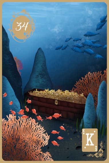 Karte 34 Die Fische gratis online Kartenlegen mit den Lenormandkarten Karte 34 Die Fische gratis online Kartenlegen mit den Lenormandkarten