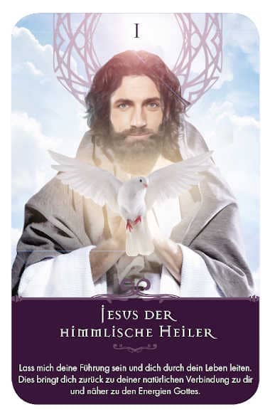 Gratis Kartenlegen online Karte 1 Jesus der himmlische Heiler